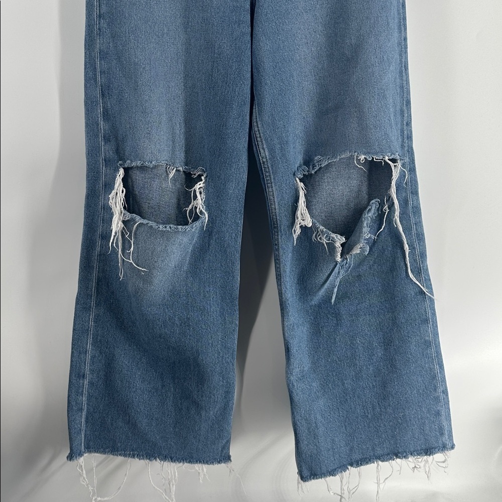 Levi's jeans Premium High Loose Jeans ripped knees distressed y2k 90's frayed 28 - Picture 8 of 11